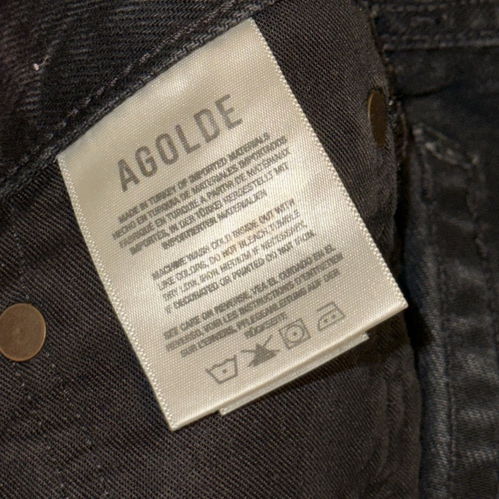 AGOLDE Parker Cut Off Shorts Size 27 - Picture 10 of 11